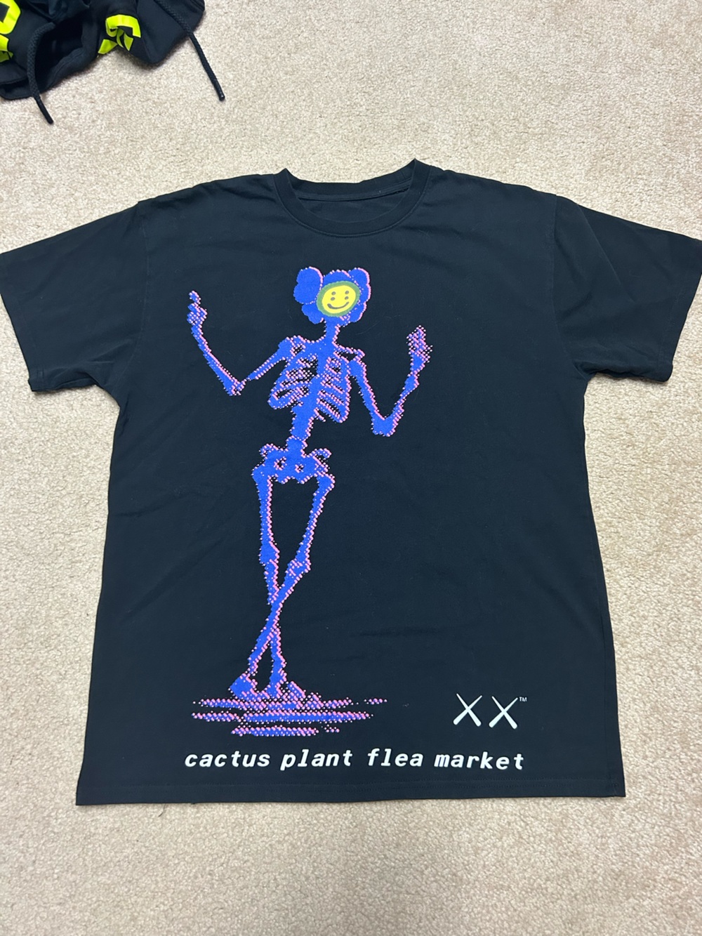 KAWS X Cactus Plant Flea Market Fall/Winter 2021 T-Shirt Men's Small